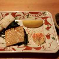 OSAKA きっちん 銀座本店 - あおりいかの塩焼き＆バター醤油