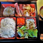 Wagyuu Yakiniku Biyando - トロカルランチ肉1.5倍1300円