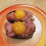 すし江戸 - うずら鉄火