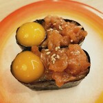 すし江戸 - サーモンユッケ