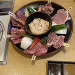 焼肉処 まるます家 - まるます家盛り♬