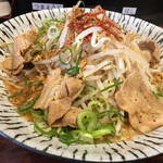 麺屋 青空  - 太麺まぜそば がっちり黒醤油