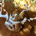 九重珈琲 - カレーのどアップ