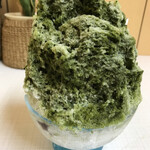 角屋 - 氷宇治金時ミルク420円