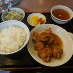 中華料理 喜楽 - 油淋鶏定食