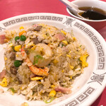 中国料理 五十番 - 五目チャーハン¥850(スープつき)