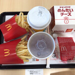 マクドナルド - チキンタツタめんたいチーズセットとダブルチーズバーガー、千円超えるんだね