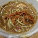 煮干し中華そば 一剣 - 穂先も美味しい