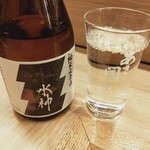 すし江戸 - 冷酒（水神）