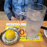 ガスト - 生搾りレモンサワー