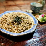 手打ち蕎麦 天婦羅 雨安居 - 田舎蕎麦細切り