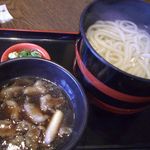 得得 - イベリコ釜揚げつけ麺トリプル￥８５０