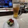 魚べい - 冷えたジョッキビール(^_^)／□