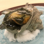 日本料理 久丹 - サザエのから揚げと生海苔餡