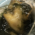 日本料理 久丹 - サザエは海藻を食べているのかな。海苔との相性は抜群でした