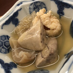 日本料理 久丹 - オコゼの卵、肝、胃袋の含め煮