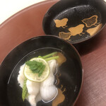 日本料理 久丹 - 千鳥柄の器も素晴らしい