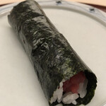 日本料理 久丹 - 沖縄産の鮪の突先部位の手巻き