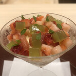 日本料理 久丹 - とちおとめのパフェ