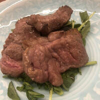 日本料理 久丹 - シャラン鴨とクレソンの付け添え
