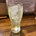 遊酒食堂 宇都宮 - ライムサワー