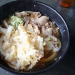 サファイ屋 - 肉天うどん 500円