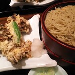 蕎麦 ひのや - 舞茸の天そば