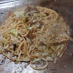 ふくい - 焼きうどん(牛肉大盛¥1400)～after～