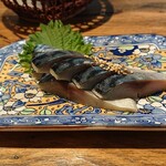 蕎麦前ながえ - 鯖の燻製