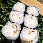 越乃 - フワフワ穴子を巻物にして貰いました♫