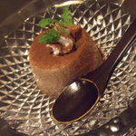 味季 和遊 - 板前おまかせコース　デザート　チョコプリン