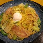 五右衛門 - 筍と春野菜のよくばりスパゲッティ（塩麹醤油風味）￥１０４０