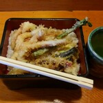 鮨善 - いかげそ天丼(1日10食限定)