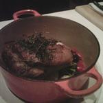 ブラッスリー・ヴィロン - 子羊がルクルーゼで出てきました