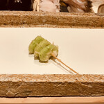 日本橋 蕎ノ字 - 掛川市の空豆の天ぷら。