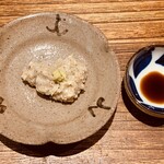 日本橋 蕎ノ字 - 蕎麦がき。