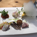 ピアット スズキ チンクエ - 前菜　いつものふわふわ出し