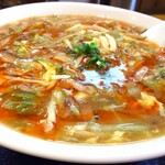中華そば 一颯 - 酸辣湯麺・中 1000円