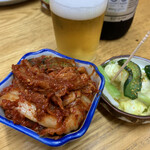 喜多八 - キムチとお通しのお新香