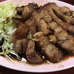 味覚亭本店 - 大トンテキ　アップ