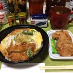 Domburi Semmonten Jinguuken - R.1.9.11.夜 ロースかつ丼 1,190円税込・唐揚げ2個セット +400円税込