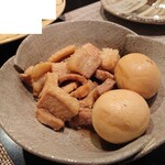禅紫 - 豚肉と卵の醤油煮
