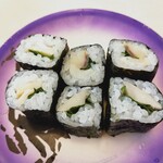 回転寿司すノ家 - シメサバ巻