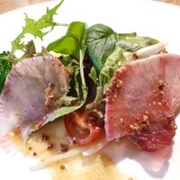 キハチ 青山本店 - 【前菜1】　 「本日の魚介のカルパッチョ　シェフのおすすめスタイルで」 