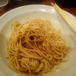 麺処 にぼし香 - 混ぜた和え玉