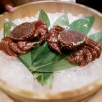 肉屋 田中 - 北海道の毛ガニ❗
