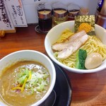 麺の風 祥気 - 魚介鶏骨つけそば@900