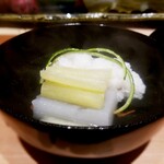 肉屋 田中 - 鱧のお吸い物