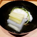 肉屋 田中 - 鱧のお吸い物