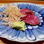 肉屋 田中 - 神戸牛のたたき